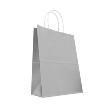 Load image into Gallery viewer, CCF ECO-friendly heavy duty 100GSM paper shopping bag #7 (grey color) - 350 pieces/case