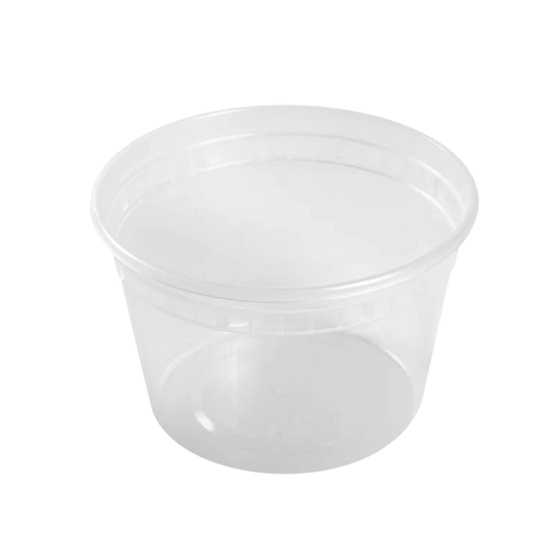 16,24,32 oz PP Injection Molded Deli Containers w/lids (240 sets