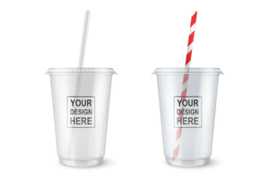 PET plastic cups