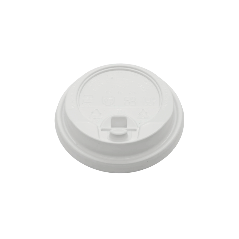 CCF 10-24OZ(D90MM) PP Plastic Lock-Back Lid For Paper Coffee Cup