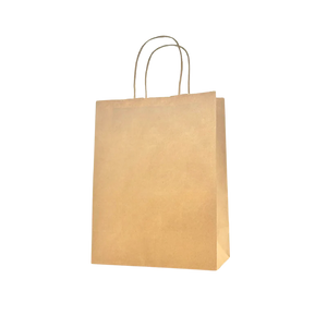 CCF Eco-Friendly Heavy Duty Kraft Paper Shopping Bag #1 - 275 Pieces/Case