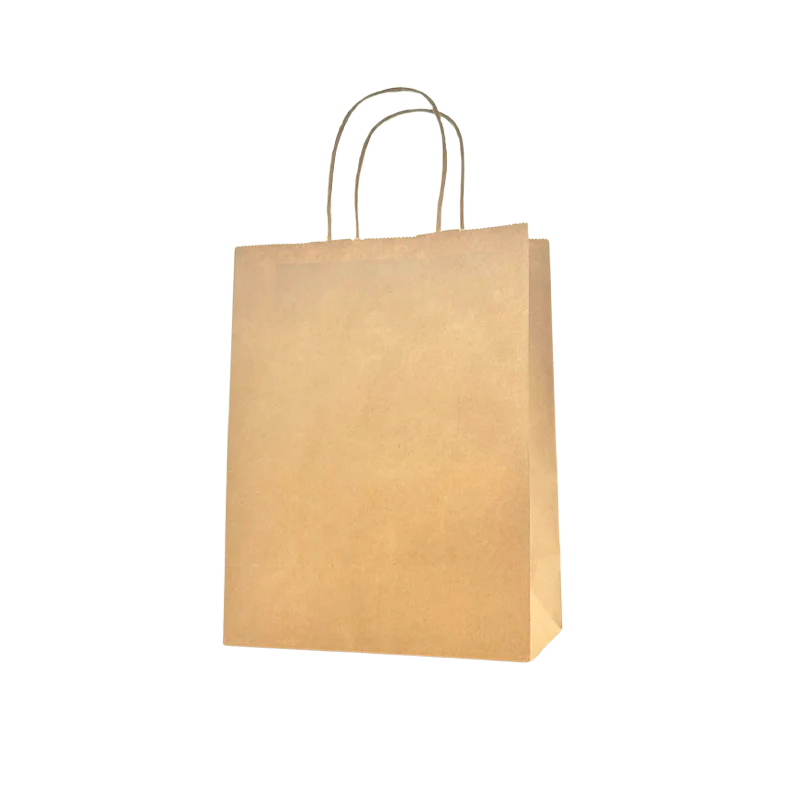 CCF Eco-Friendly Heavy Duty Kraft Paper Shopping Bag #1 - 275 Pieces/Case