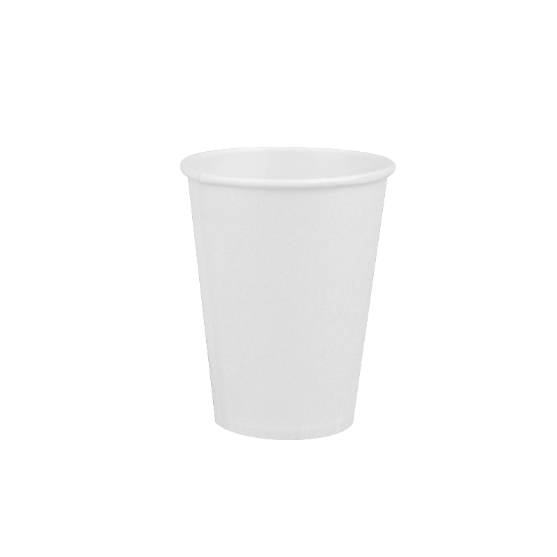 CCF 12OZ(D90MM) Single Wall Paper Coffee Cup - White 1000 – Custom Cup ...