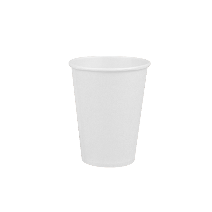 CCF 12OZ(D90MM) Single Wall Paper Coffee Cup - White 1000 Pieces/Case