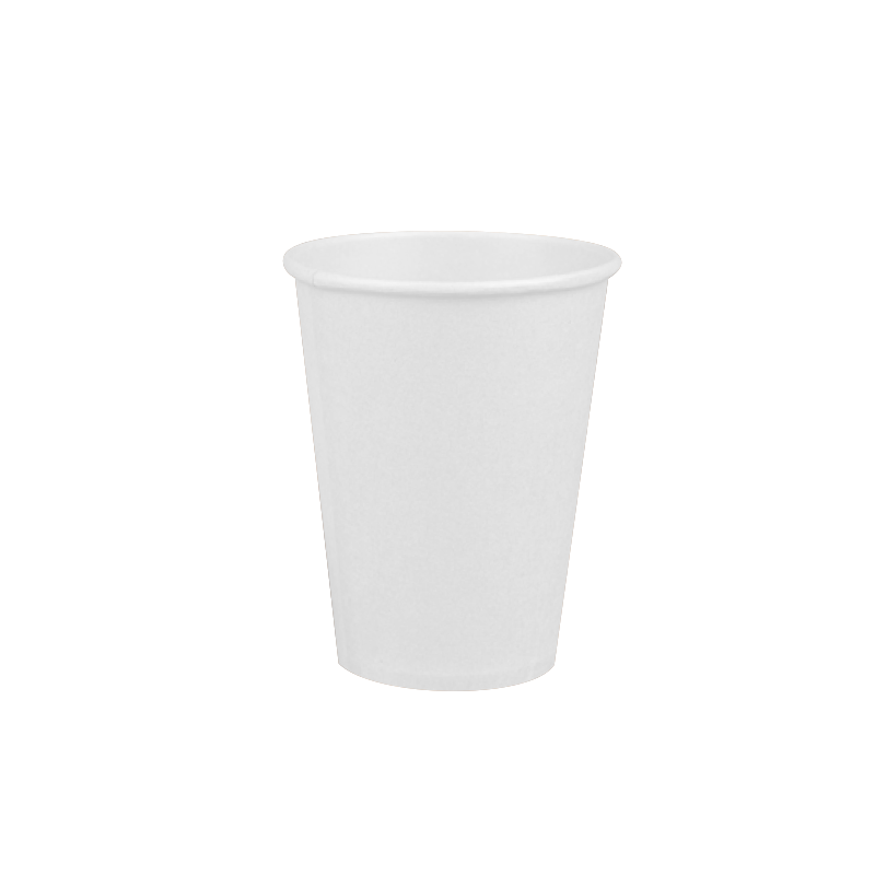 CCF 12OZ(D90MM) Single Wall Paper Coffee Cup - White 1000 Pieces/Case