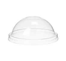 Load image into Gallery viewer, CCF 16OZ(D112MM) PET Plastic Dome Lid With No Hole For Yogurt Paper Cup - 1000 Pieces/Case