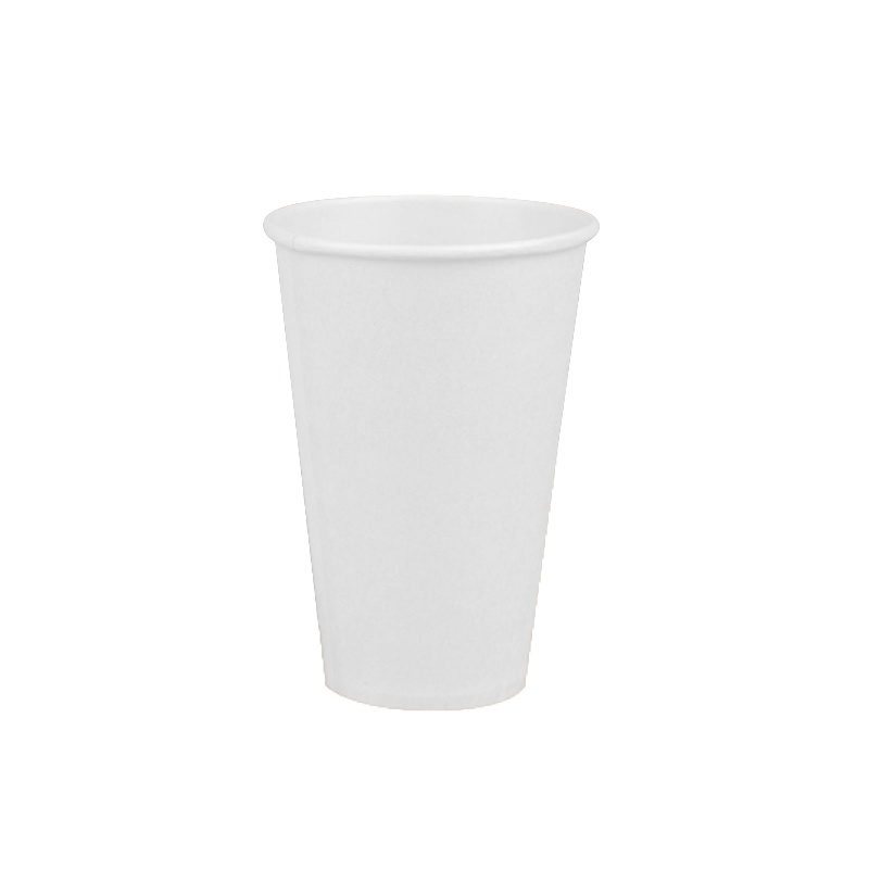 CCF 16OZ(D90MM) Single Wall Paper Coffee Cup - White 1000 Pieces
