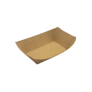 CCF 1LB Kraft Paper Food Tray - 1000 pieces/case