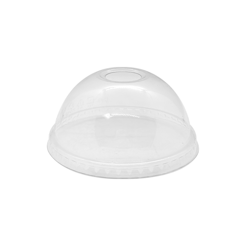 CCF 12-24OZ(D98MM) PET Plastic Dome Lid For PET Plastic Cup - 1000 Pieces/Case