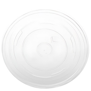 CCF 24-32OZ(D142MM) PP Plastic Flat Lid With No Hole For Paper Yogurt/Soup Cup - 600 Pieces/Case