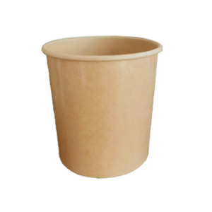 CCF 26OZ(D115MM) Soup Paper Container - Kraft 500 Pieces/Case