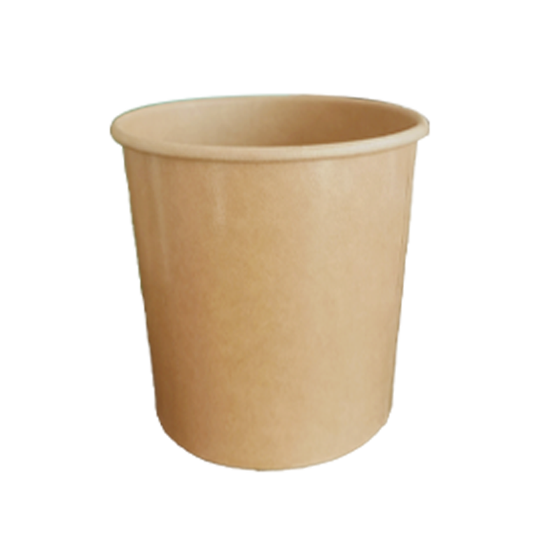 CCF 26OZ(D115MM) Soup Paper Container - Kraft 500 Pieces/Case