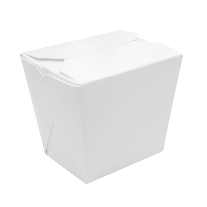 CCF 26OZ Paper Food Pail - White