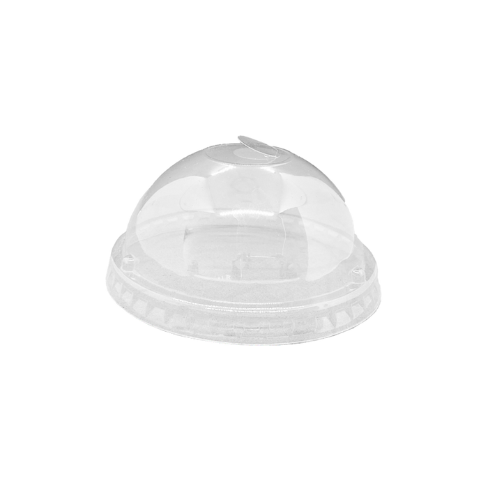 CCF 12-22OZ(D90MM) PET Plastic Dome Lid For Paper Soda Cup - Clear 1000 Pieces/Case