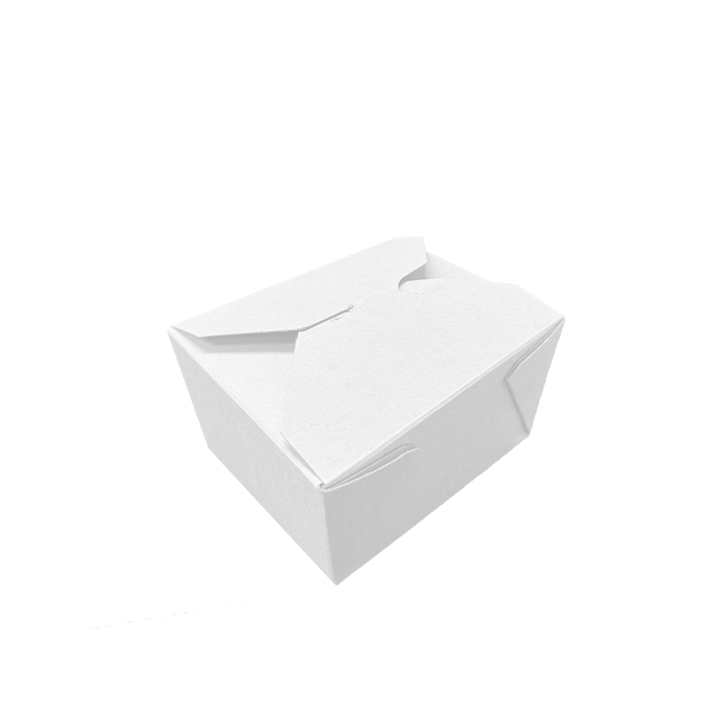 CCF 30OZ Paper Fold Meal Box - White 450 Pieces/Case