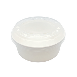 CCF 30OZ(D165MM) PP Plastic Dome Lid For Food Bucket - 600 Pieces/Case