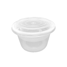 Load image into Gallery viewer, CCF 32OZ(D139MM) Premium PP Injection Plastic Soup Bowl with Insert &amp; Lid - 50 Sets/Cases (Microwavable)