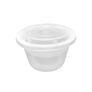 CCF 32OZ(D139MM) Premium PP Injection Plastic Soup Bowl with Insert & Lid - 50 Sets/Cases (Microwavable)
