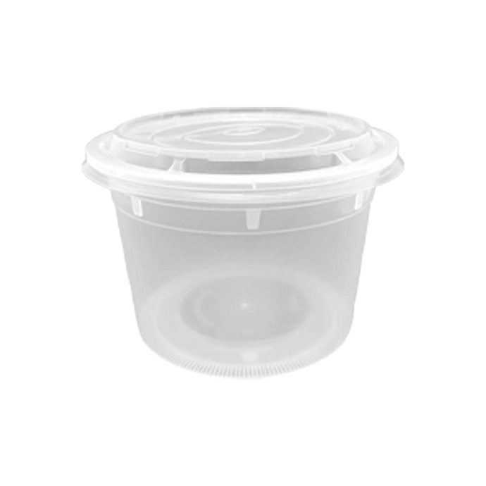 CCF 32OZ(D139MM) Premium PP Injection Plastic Soup Bowl with Lid - 120 Sets/Cases (Microwavable)