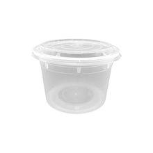 Load image into Gallery viewer, CCF 32OZ(D139MM) Premium PP Injection Plastic Soup Bowl with Lid - 120 Sets/Cases (Microwavable)