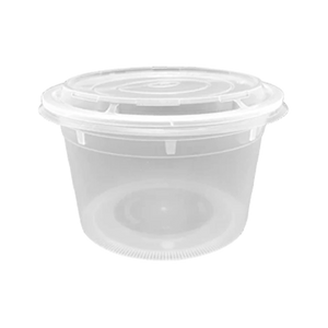 CCF 36OZ(D175MM) Premium PP Injection Plastic Soup Bowl with Lid - 120 Sets/Cases (Microwavable)