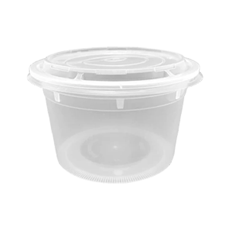 CCF 36OZ(D175MM) Premium PP Injection Plastic Soup Bowl with Lid - 120 Sets/Cases (Microwavable)