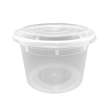 Load image into Gallery viewer, CCF 48OZ(D175MM) Premium PP Injection Plastic Soup Bowl with Lid - 120 Sets/Cases (Microwavable)