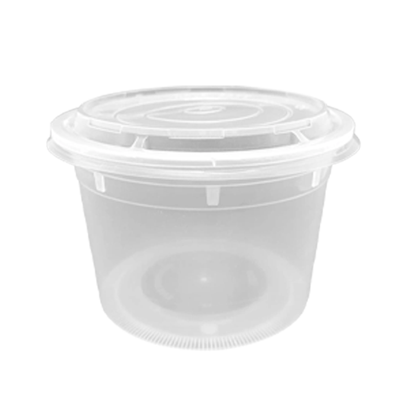 CCF 48OZ(D175MM) Premium PP Injection Plastic Soup Bowl with Lid - 120 Sets/Cases (Microwavable)