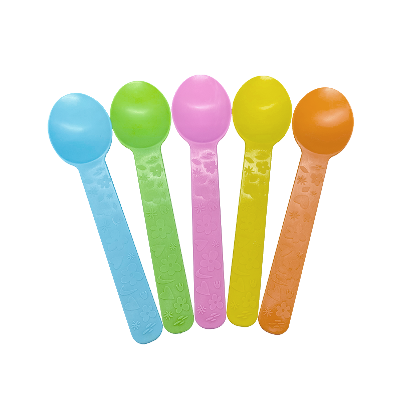 Customized premium bio-base PP wide handle dessert spoon