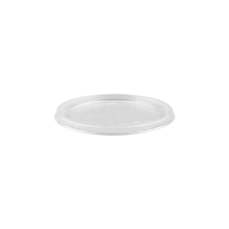 CCF 8-32OZ(D116MM) PP Plastic Lid For PP Deli Container -  500 Pieces/Case (Microwavable)