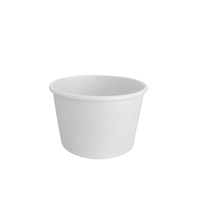 CCF 8OZ(D96MM) Soup Paper Container - White 500 Pieces/Case