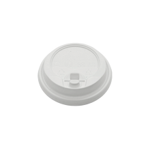 Load image into Gallery viewer, CCF 8OZ(D80MM) PP Plastic Lock-Back Lid For Paper Coffee Cup - White 1000 Pieces/Case