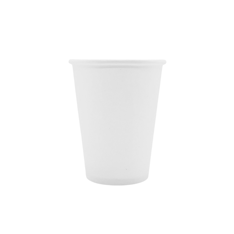 [Pre-Order]CCF 8OZ(D80MM) Single Wall Paper Coffee Cup - White 1000 Pieces/Case