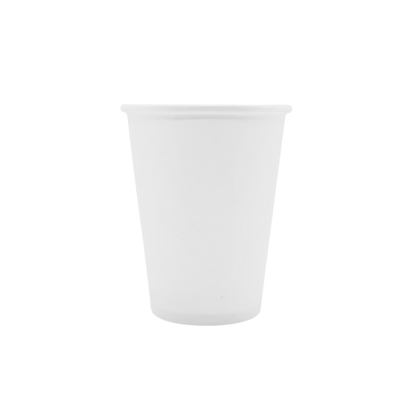 Pre Order CCF 8OZ D80MM Single Wall Paper Coffee Cup White 1000