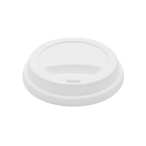 CCF 10-24OZ(D90MM) PP Plastic Sipper Lid For Paper Coffee Cup - White 1000 Pieces/Case