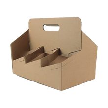 Load image into Gallery viewer, CCF Heavy Duty 6-Pack Corrugate Cardboard Bottle/Drink Carrier - 100 pieces / cases