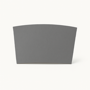 CCF Eco Friendly Disposable Corrugated Gray Sleeve For Drink Cup - 1000 Pieces/Case