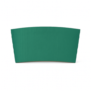 CCF Eco Friendly Disposable Corrugated Green Sleeve For Drink Cup - 1000 Pieces/Case