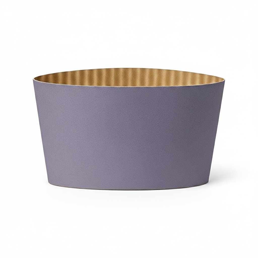 CCF Eco Friendly Disposable Corrugated Purple Sleeve For Drink Cup - 1000 Pieces/Case