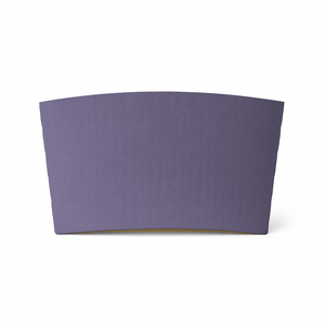 CCF Eco Friendly Disposable Corrugated Purple Sleeve For Drink Cup - 1000 Pieces/Case