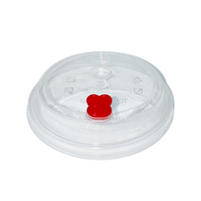 Load image into Gallery viewer, CCF 16-32OZ(D90MM) Premium PP Lid/Heart Stopper For PP Injection Cup - Clear 1000 Pieces/Case