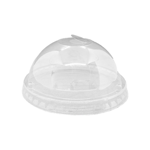 CCF 12-22OZ(D90MM) PET Plastic Dome Lid For Paper Soda Cup - Clear 1000 Pieces/Case