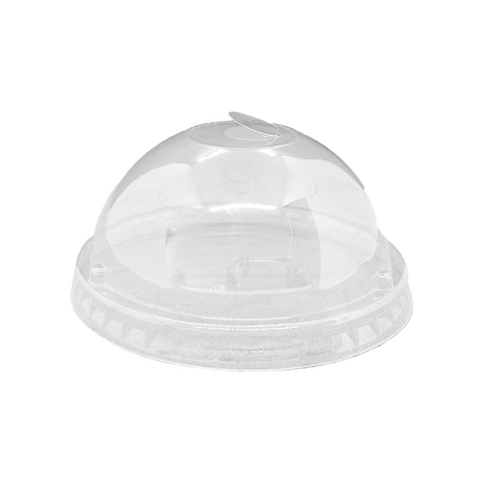 CCF 12-22OZ(D90MM) PET Plastic Dome Lid For Paper Soda Cup - Clear 1000 Pieces/Case