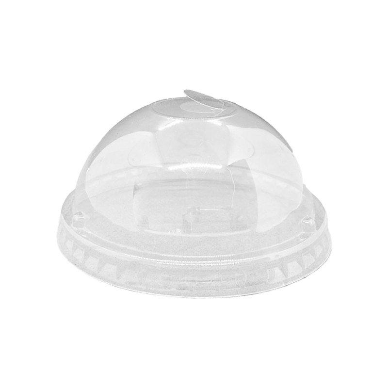 CCF 12-22OZ(D90MM) PET Plastic Dome Lid For Paper Soda Cup - Clear 1000 Pieces/Case