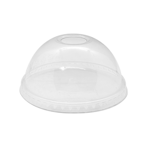 CCF 12-24OZ(D95MM) PET Plastic Dome Lid For PP Cold Cup - 2000 Pieces/Case