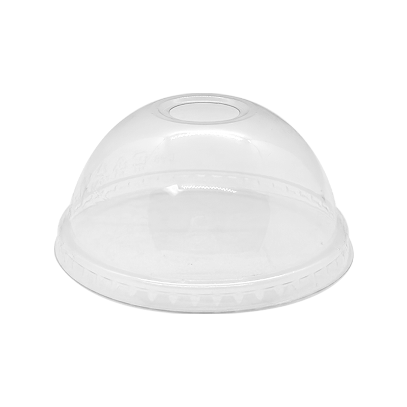 CCF 12-24OZ(D95MM) PET Plastic Dome Lid For PP Cold Cup - 2000 Pieces/Case