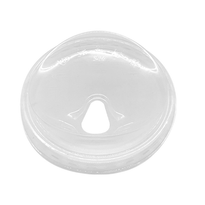 CCF 12-24OZ(D98MM) PET Plastic Strawless Dome Lid For PET Plastic Cup - 1000 Pieces/Case