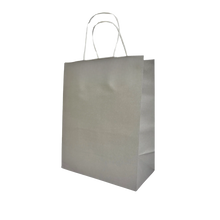 Load image into Gallery viewer, CCF ECO-friendly medium weight 100GSM paper shopping bag #7 (grey color) - 350 pieces/case