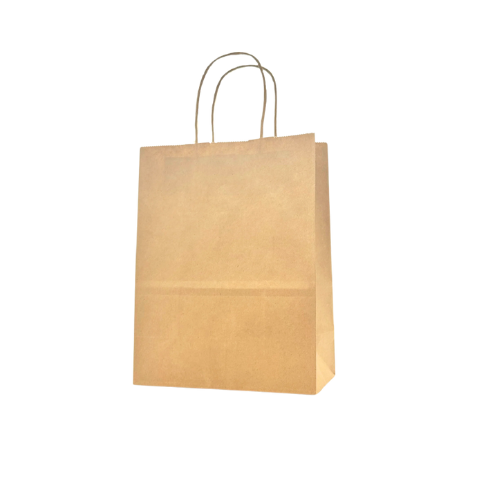 CCF ECO-friendly heavy duty kraft paper shopping bag #7 - 300 pieces/case