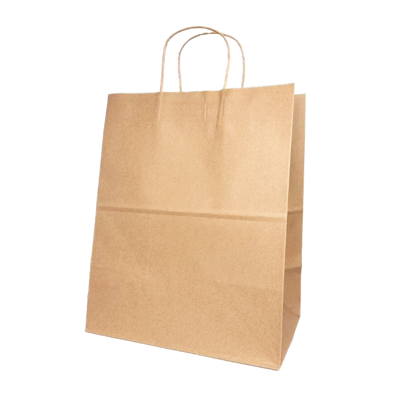 CCF Eco-Friendly Heavy Duty Kraft Paper Shopping Bag #A - 250 Pieces/Case